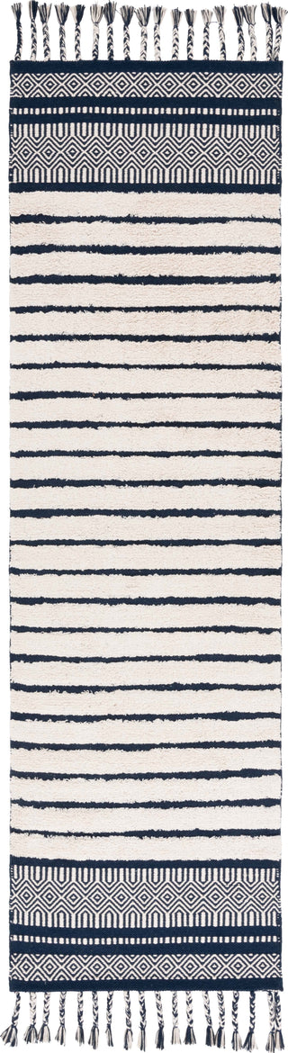 Safavieh Kilim Collection KLC401N Navy / Natural Area Rug Runner