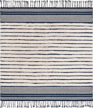 Safavieh Kilim Collection KLC401N Navy / Natural Area Rug Square