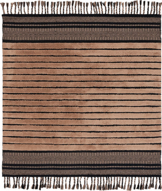 Safavieh Kilim Collection KLC401Z Black / Beige Area Rug Square