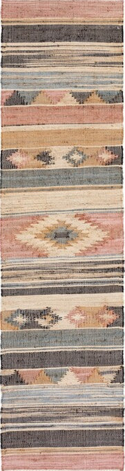 Safavieh Kilim KLM177M Blue / Rust Area Rug Runner