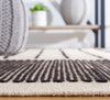 Safavieh Kilim KLM326A Ivory / Black Area Rug Detail