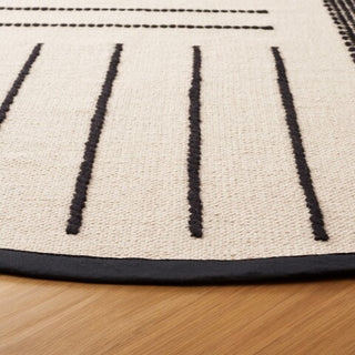 Safavieh Kilim KLM326A Ivory / Black Area Rug Detail