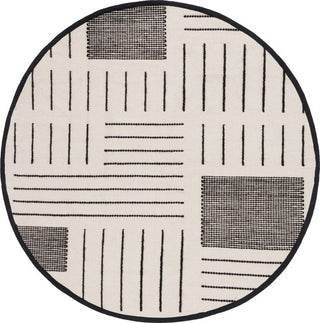 Safavieh Kilim KLM326A Ivory / Black Area Rug Round