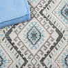 Safavieh Kilim KLM329A Ivory / Blue Area Rug Detail
