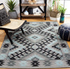 Safavieh Kilim KLM330F Grey / Black Area Rug Room Scene