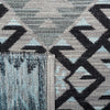 Safavieh Kilim KLM330F Grey / Black Area Rug Backing