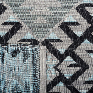 Safavieh Kilim KLM330F Grey / Black Area Rug Backing