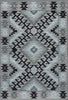 Safavieh Kilim KLM330F Grey / Black Area Rug main image