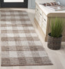 Safavieh Kilim KLM351 Light Grey/Brown Area Rug Room Scene Feature