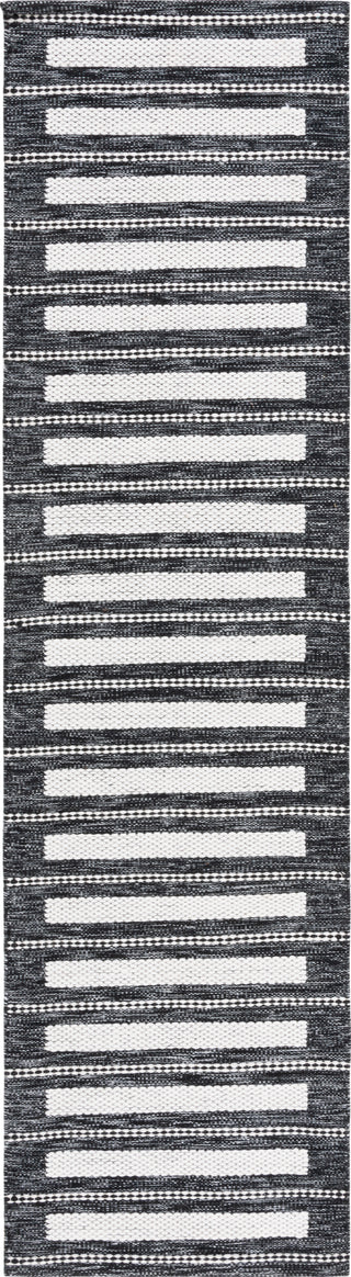 Safavieh Kilim KLM441Z Black / Ivory Area Rug Runner