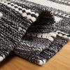 Safavieh Kilim KLM441Z Black / Ivory Area Rug Detail