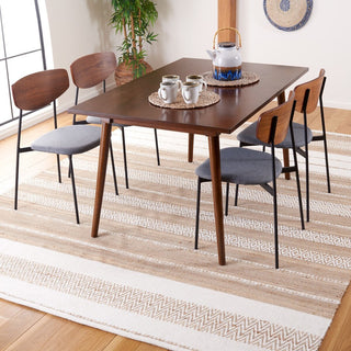 Safavieh Kilim KLM444A Natural / Ivory Area Rug Room Scene Feature