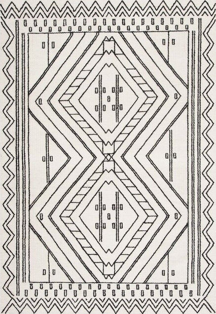 Safavieh Kilim KLM526A Ivory / Black Area Rug main image