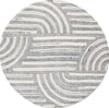 Safavieh Kilim KLM653G Dark Grey / Ivory Area Rug Round