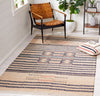 Safavieh Kilim KLM709A Natural / Black Area Rug Room Scene