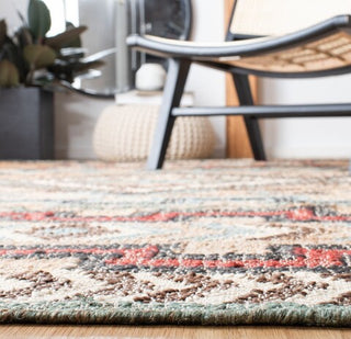 Safavieh Kilim KLM760M Natural / Blue Area Rug Detail