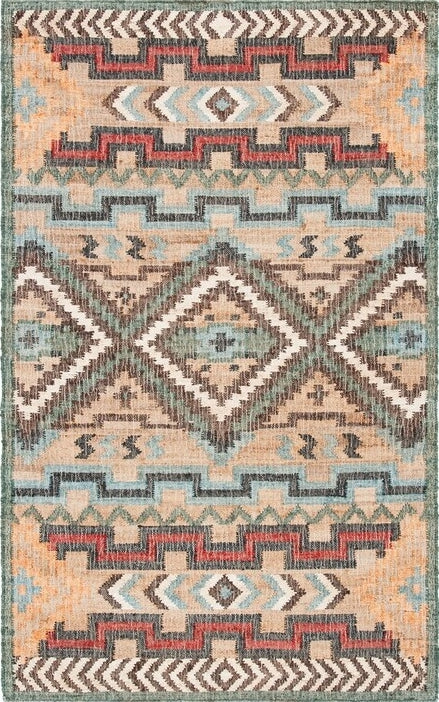 Safavieh Kilim KLM760M Natural / Blue Area Rug main image