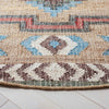 Safavieh Kilim KLM760M Natural / Blue Area Rug Detail