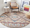 Safavieh Kilim KLM760M Natural / Blue Area Rug Room Scene