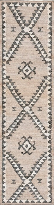 Safavieh Kilim KLM761F Grey / Black Area Rug Runner