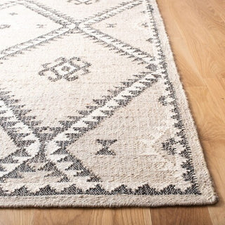 Safavieh Kilim KLM761F Grey / Black Area Rug Detail