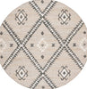 Safavieh Kilim KLM761F Grey / Black Area Rug Round