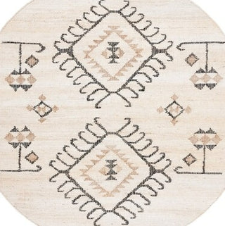 Safavieh Kilim KLM762A Ivory / Black Area Rug Round