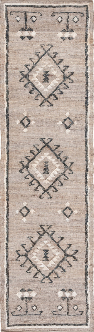 Safavieh Kilim KLM762F Grey / Black Area Rug Runner