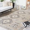 Safavieh Kilim KLM762F Grey / Black Area Rug Room Scene Feature