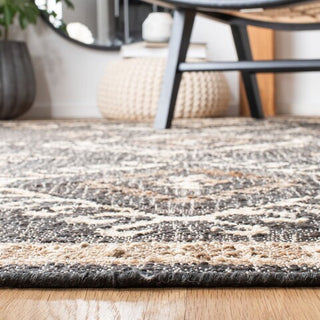 Safavieh Kilim KLM762Z Black / Ivory Area Rug Detail