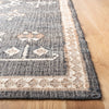 Safavieh Kilim KLM762Z Black / Ivory Area Rug Detail