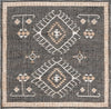 Safavieh Kilim KLM762Z Black / Ivory Area Rug Square