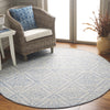 Safavieh Kilim KLM766M Blue / Ivory Area Rug Room Scene