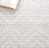 Safavieh Kilim KLM767F Light Grey / Ivory Area Rug Detail