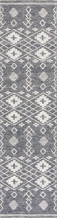 Safavieh Kilim KLM851H Charcoal / Ivory Area Rug Runner