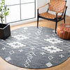 Safavieh Kilim KLM851H Charcoal / Ivory Area Rug Room Scene