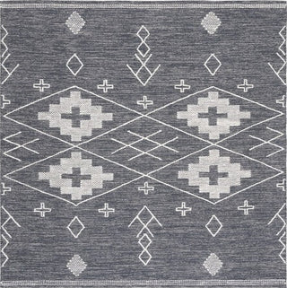 Safavieh Kilim KLM851H Charcoal / Ivory Area Rug Square