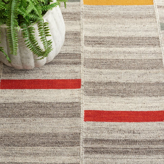 Safavieh Kilim KLM975F Ivory / Grey Area Rug Detail