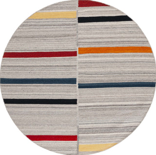 Safavieh Kilim KLM976F Ivory / Grey Area Rug Round