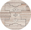 Safavieh Kenya KNY133T Brown / Beige Area Rug Round