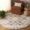 Safavieh Kenya KNY575T Brown / Ivory Area Rug Room Scene Feature