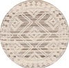 Safavieh Kenya KNY575T Brown / Ivory Area Rug Round