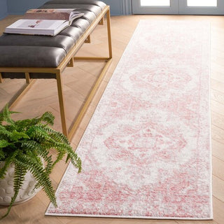 Safavieh Layla LAY104 Ivory Grey / Pink Area Rug Room Scene Feature