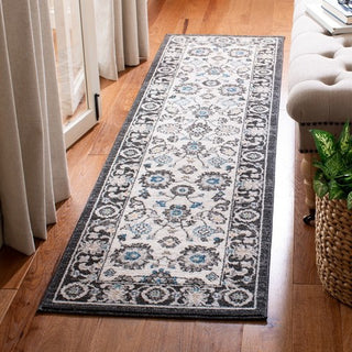 Safavieh Liberty LIB750 Dark Grey / Ivory Area Rug Room Scene Feature