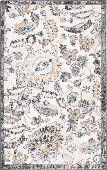 Safavieh Liberty LIB754 Dark Grey / Ivory Area Rug