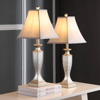 Safavieh Kailey LIT4002A Silver Lamp Room Scene On Feature