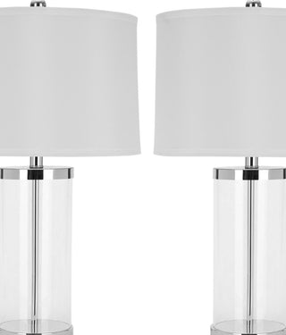 Safavieh Jeanie LIT4013A Clear / Chrome Lamp main image