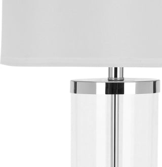 Safavieh Jeanie LIT4013A Clear / Chrome Lamp Main On