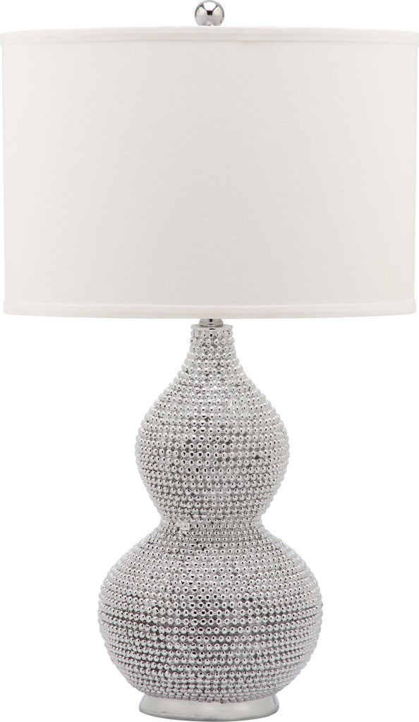 Safavieh Nicole LIT4014B Silver / White Lamp main image