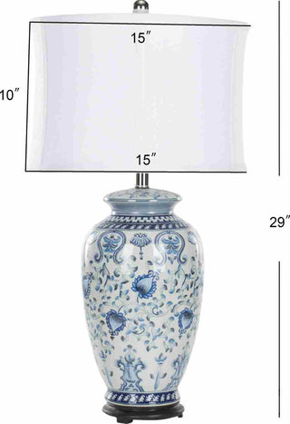Safavieh Paige LIT4023A Blue / White Lamp main image